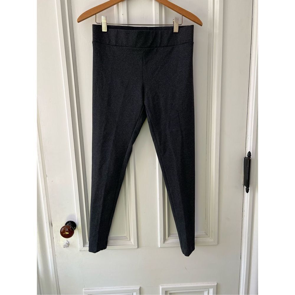 NWT Matty M charcoal gray pleated leggings stretch pants S